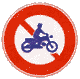 Closed to Motorcycles and Mopeds
