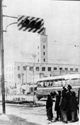 戦後初の交通信号機（昭和中期）