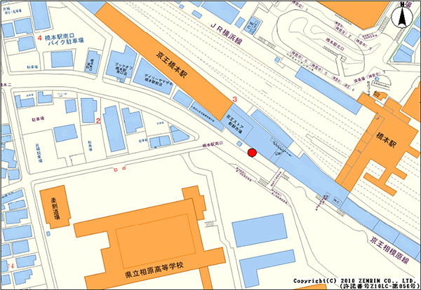 設置場所地図：橋本駅前地区（１ヶ所）