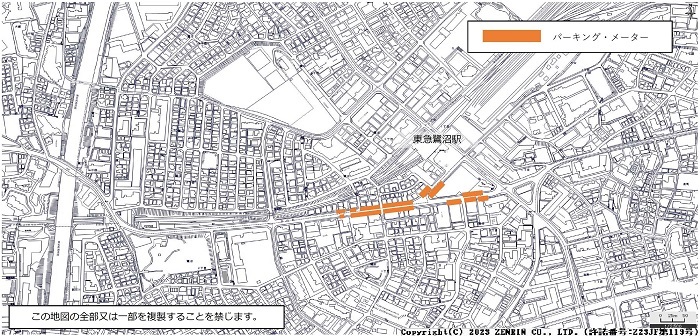 設置場所地図:鷺沼駅周辺