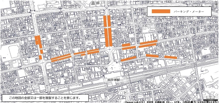 設置場所地図:平塚駅周辺