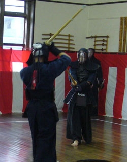 写真：剣道訓練