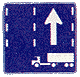 Lane for Tow Trucks on Expressway