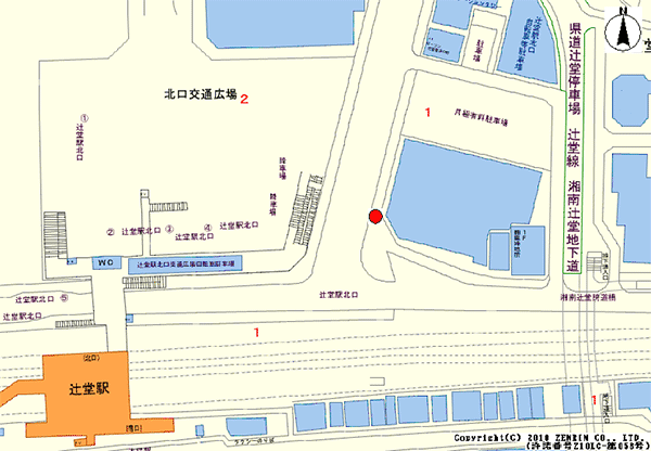 設置場所地図：辻堂駅前地区（１ヶ所）