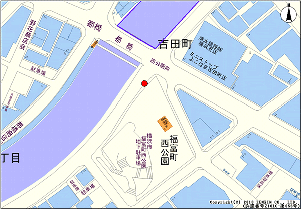 設置場所地図：福富町地区（１ヶ所）