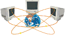 自分たちの利用するインターネットの安全は自分たちで守るイラスト