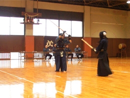 写真：剣道訓練