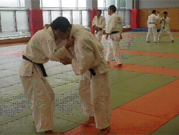 写真：柔道訓練