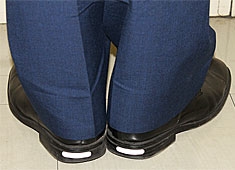 靴用反射材シールの写真