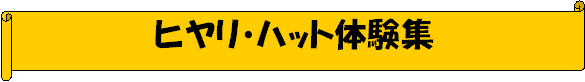 ロゴ：ヒヤリ･ハット体験集