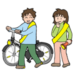 イラスト:自転車利用者