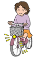 イラスト:自転車