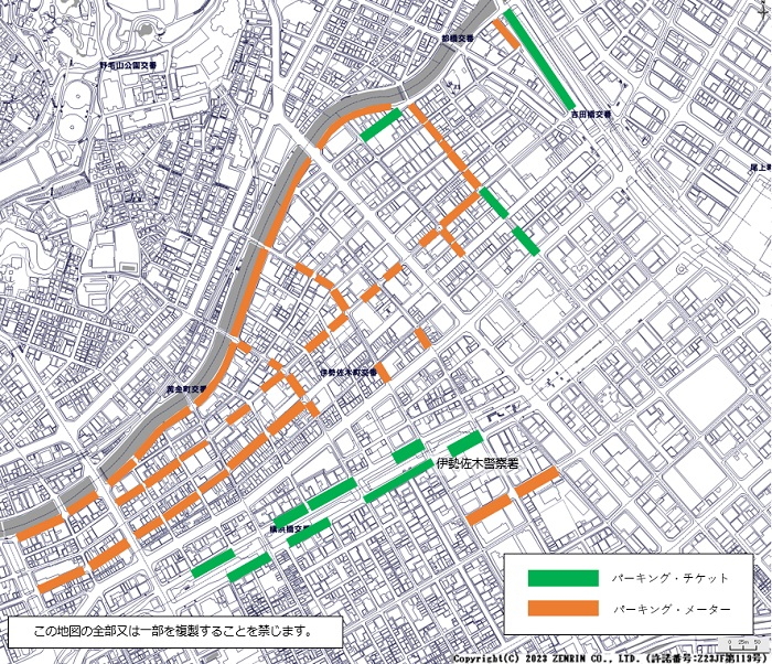 設置場所地図:伊勢佐木・南地区