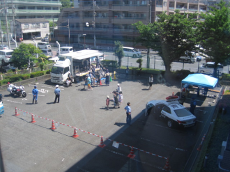 ふれあい展屋外会場の様子