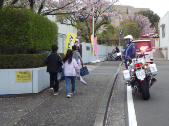 見守り活動の写真