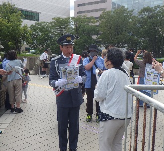 一日警察署長の状況