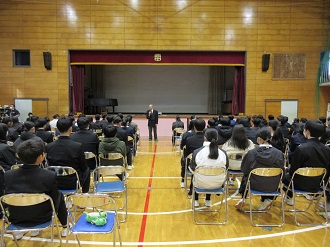 いのちの大切さを学ぶ教室(西浜中)