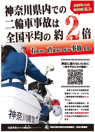 二輪車事故注意喚起チラシ2024サムネイル