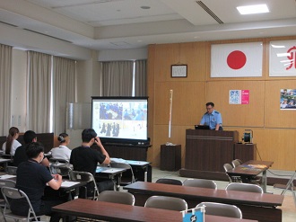 公安職合同説明会の写真1