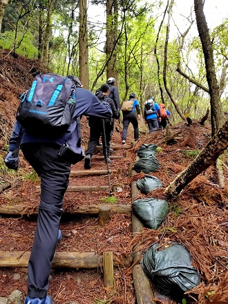 山岳登山(4月1)