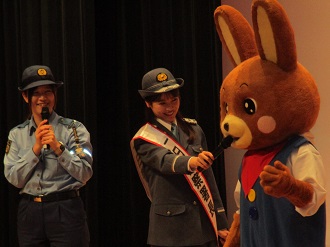 交通キャンペーンの様子