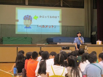 小学校における自転車教室