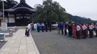 合同パトロール安全祈願式