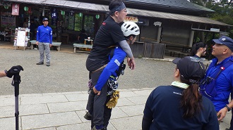背負い救助の体験