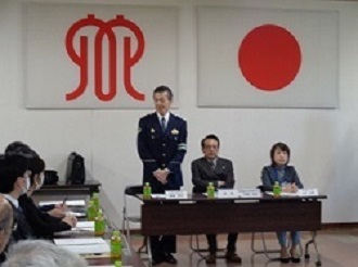 署長挨拶の様子