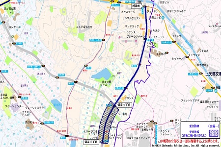 領家周辺取締り重点地図