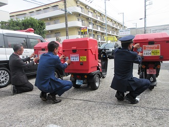 KEEP38ステッカ貼付