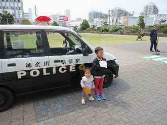 ミニパト乗車体験