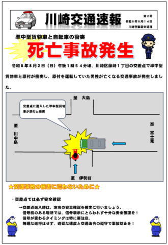 交通速報のチラシ