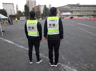 参加警察官「ランニングポリス」