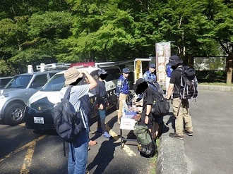 安全登山キャンペーンの状況