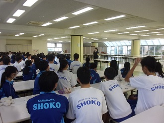 湘光中学校における薬物乱用防止教室