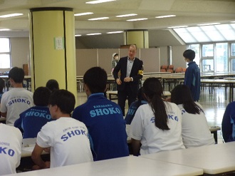 湘光中学校における薬物乱用防止教室