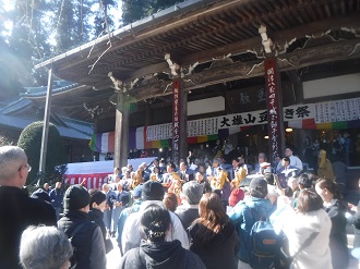 豆撒き祭（境内の状況）