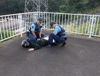 犯人逮捕の状況