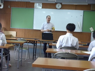 南足柄中学校における薬物乱用防止教室2