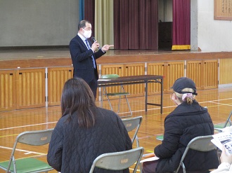 上大井小学校非行防止講話