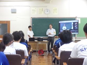 講話の様子