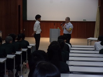 山北高等学校における薬物乱用防止・交通安全教室の実施について