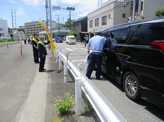 運転者への声掛けの状況
