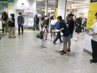 キャンペーンチラシの配布状況