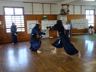 剣道試合の様子