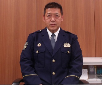 山口署長挨拶の写真