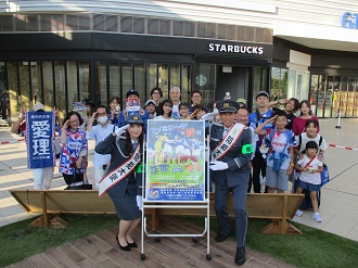 防犯ポスターの披露