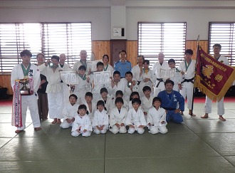警察少年柔道剣道大会（集合写真）