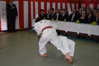 柔道高点試合の写真